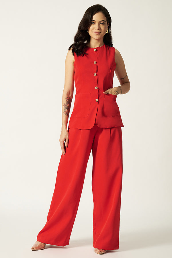 Sydney Co-ord Set | Red