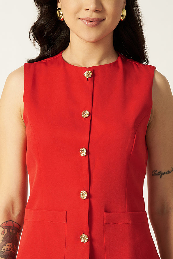 Sydney Co-ord Set | Red