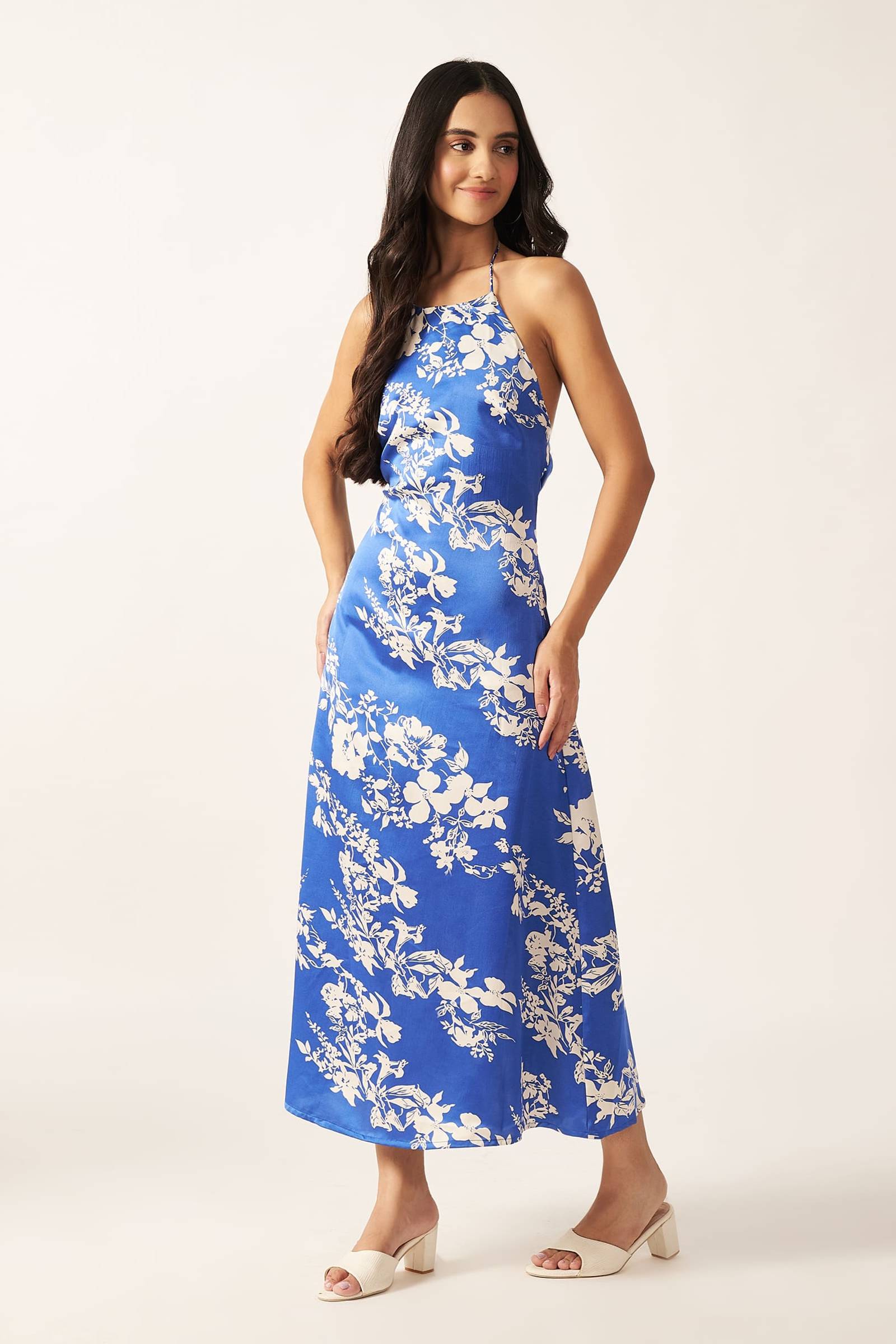 Bella Backless Satin dress