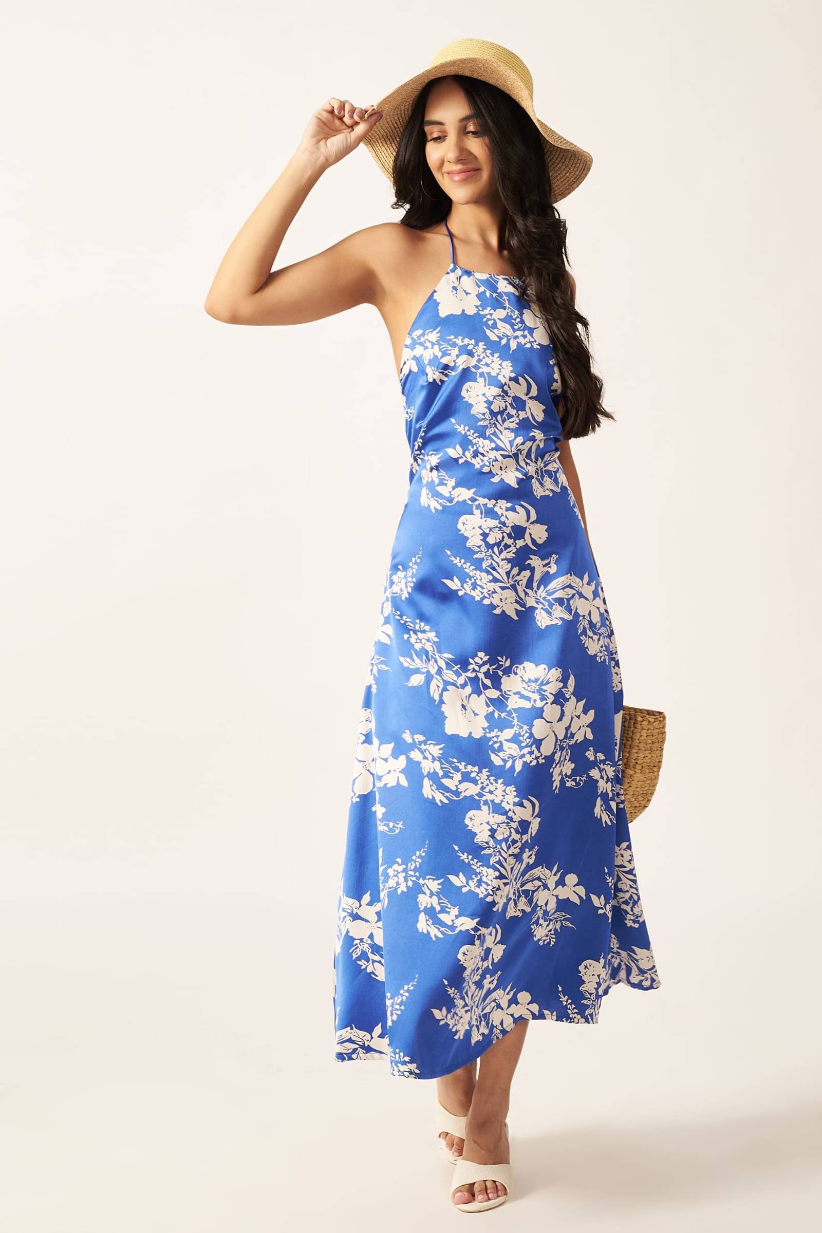 Bella Backless Satin dress