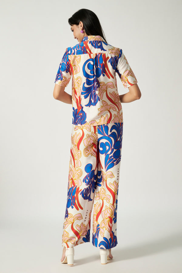 Satin Printed Co-Ord Set