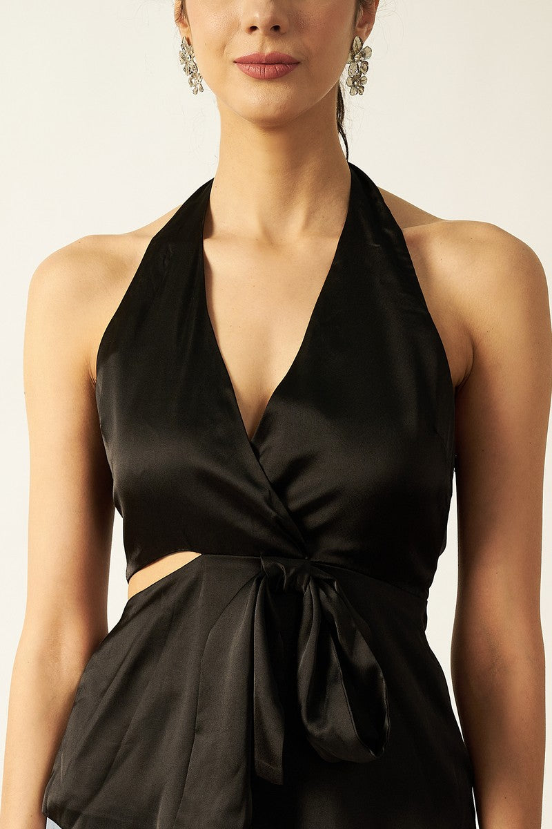 Satin Top | Black