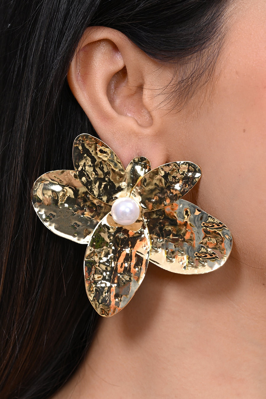 Textured Butterfly Earrings