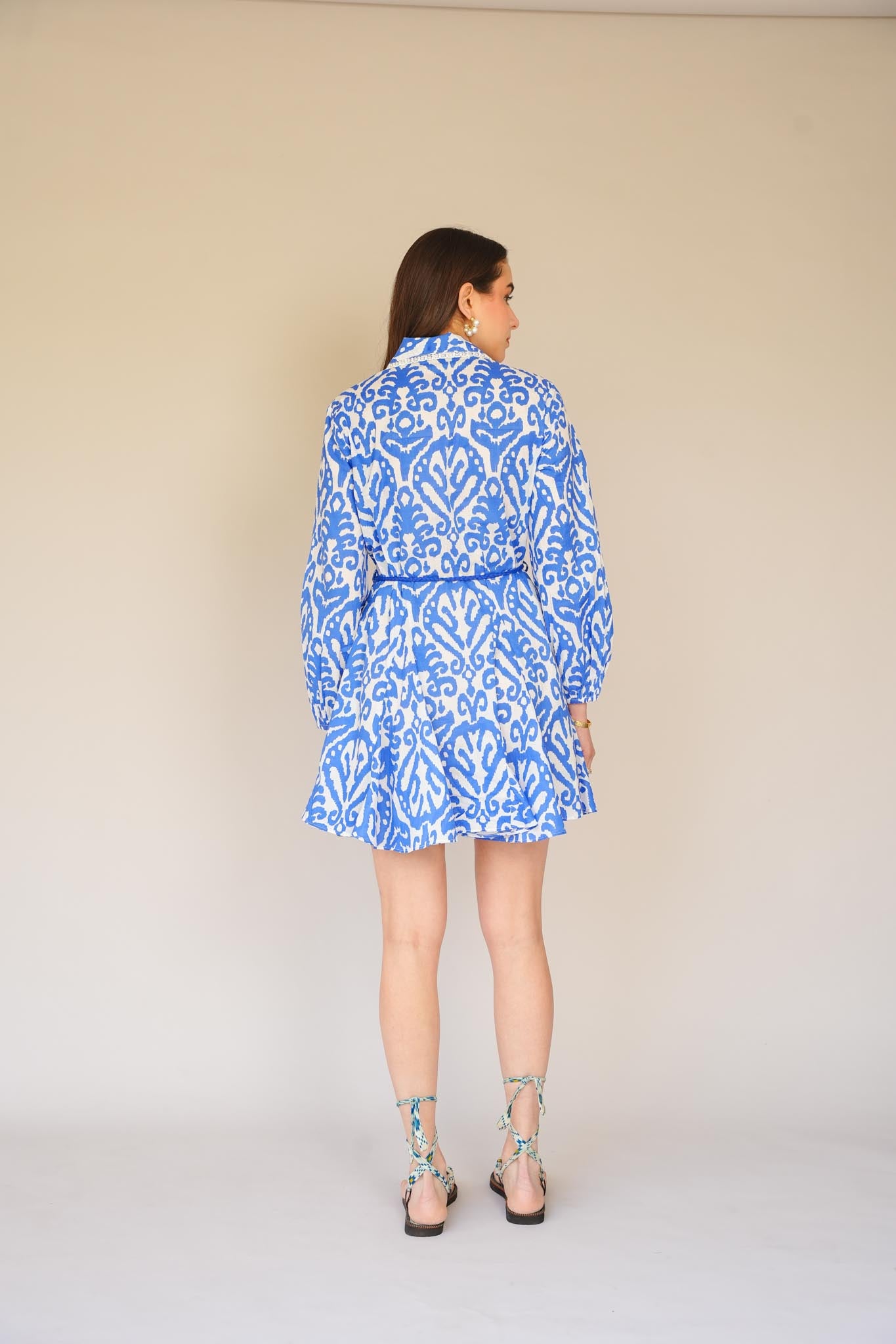 Printed Shirt Dress