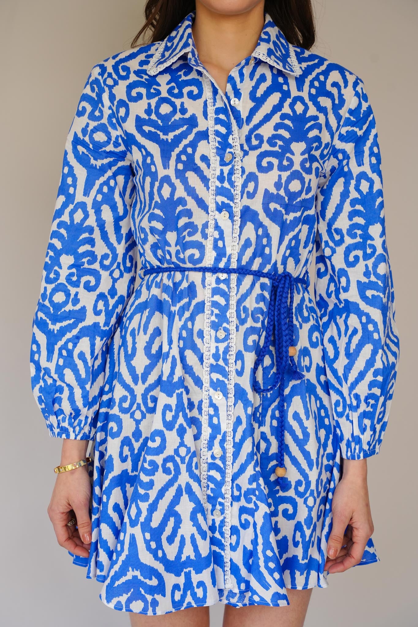 Printed Shirt Dress