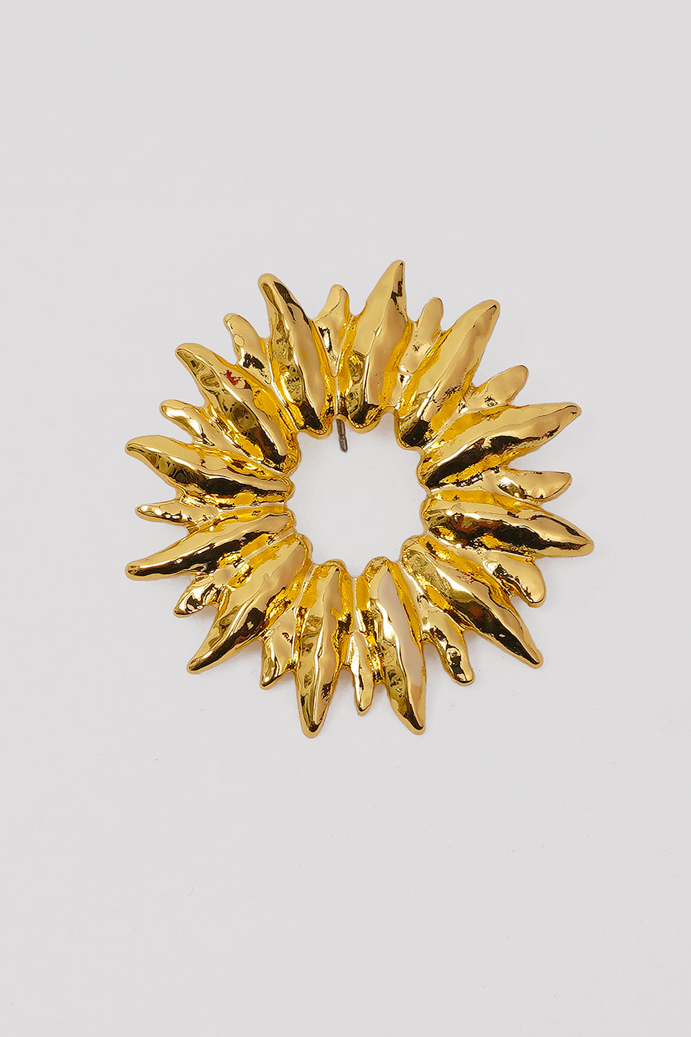 Metal Flower Earrings