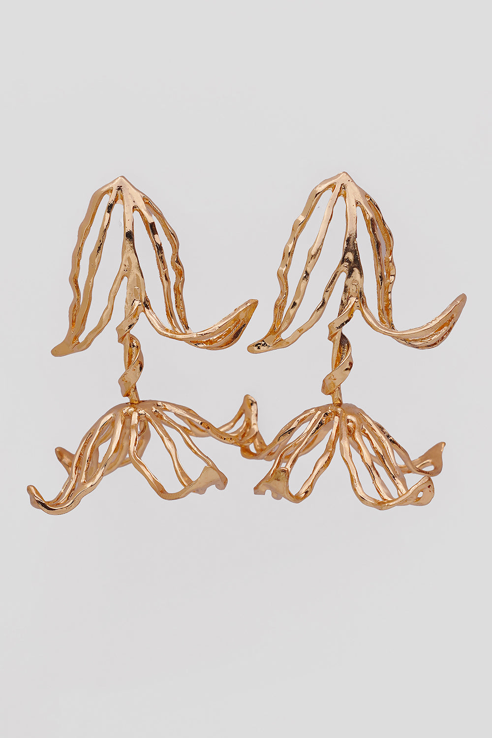 Raised Flower Earrings