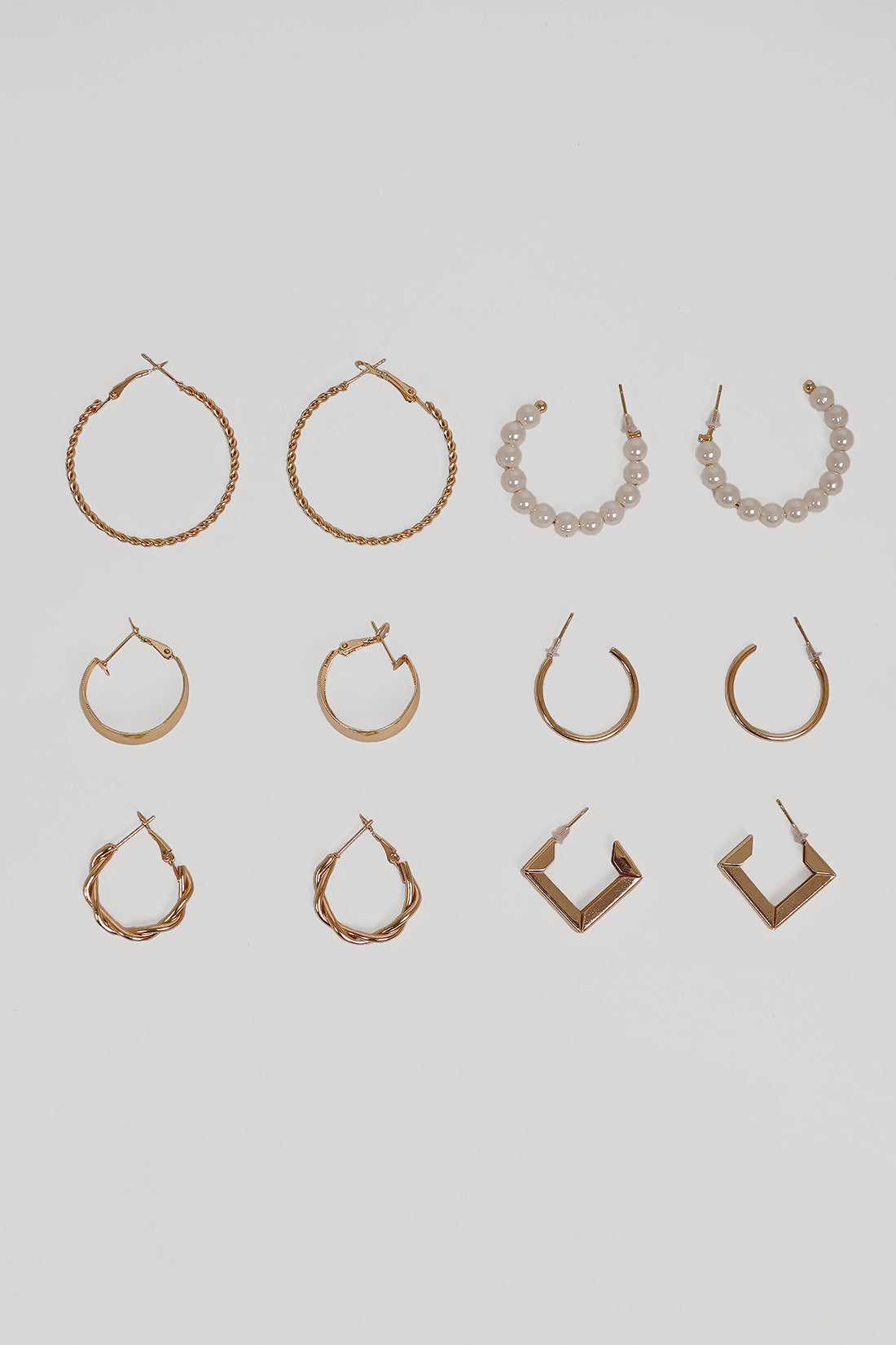 6 Set Earrings