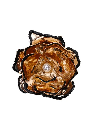 Raised Flower Earrings