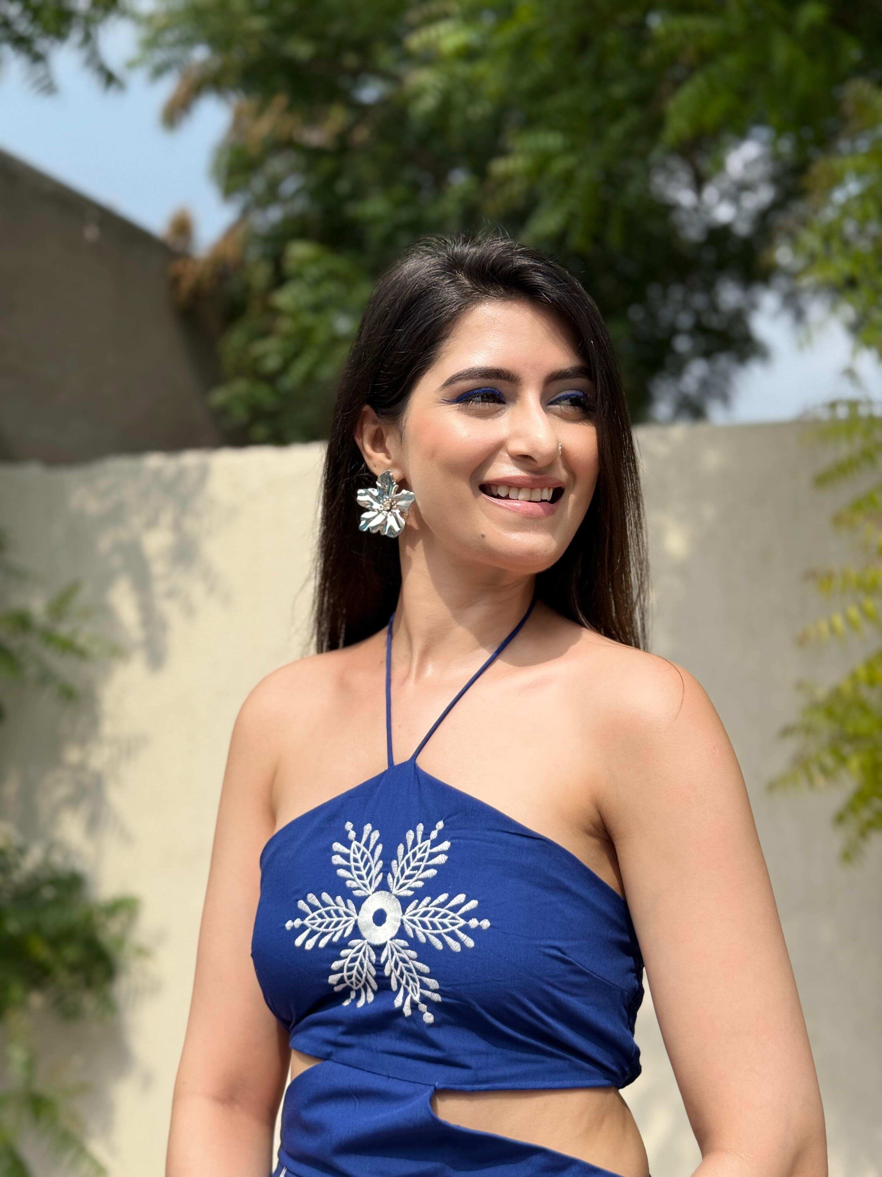 Embroidered Maxi Dress