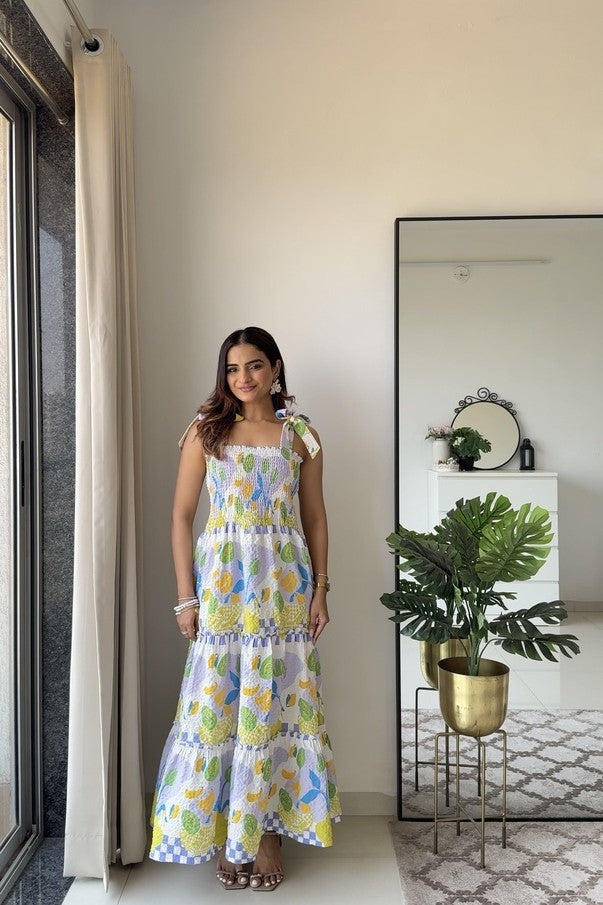 Printed Maxi Dress