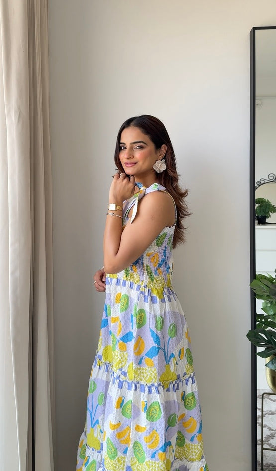 Printed Maxi Dress