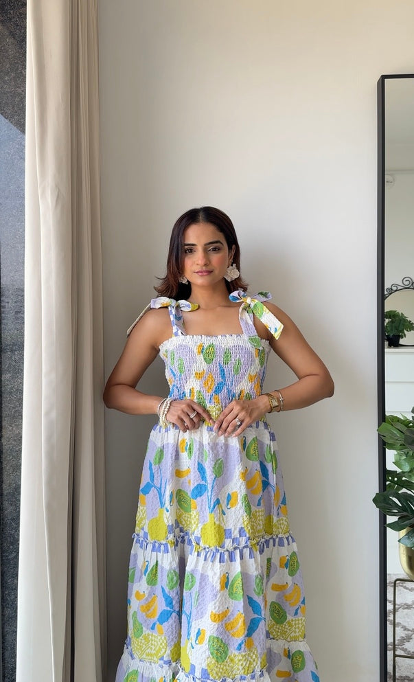 Printed Maxi Dress