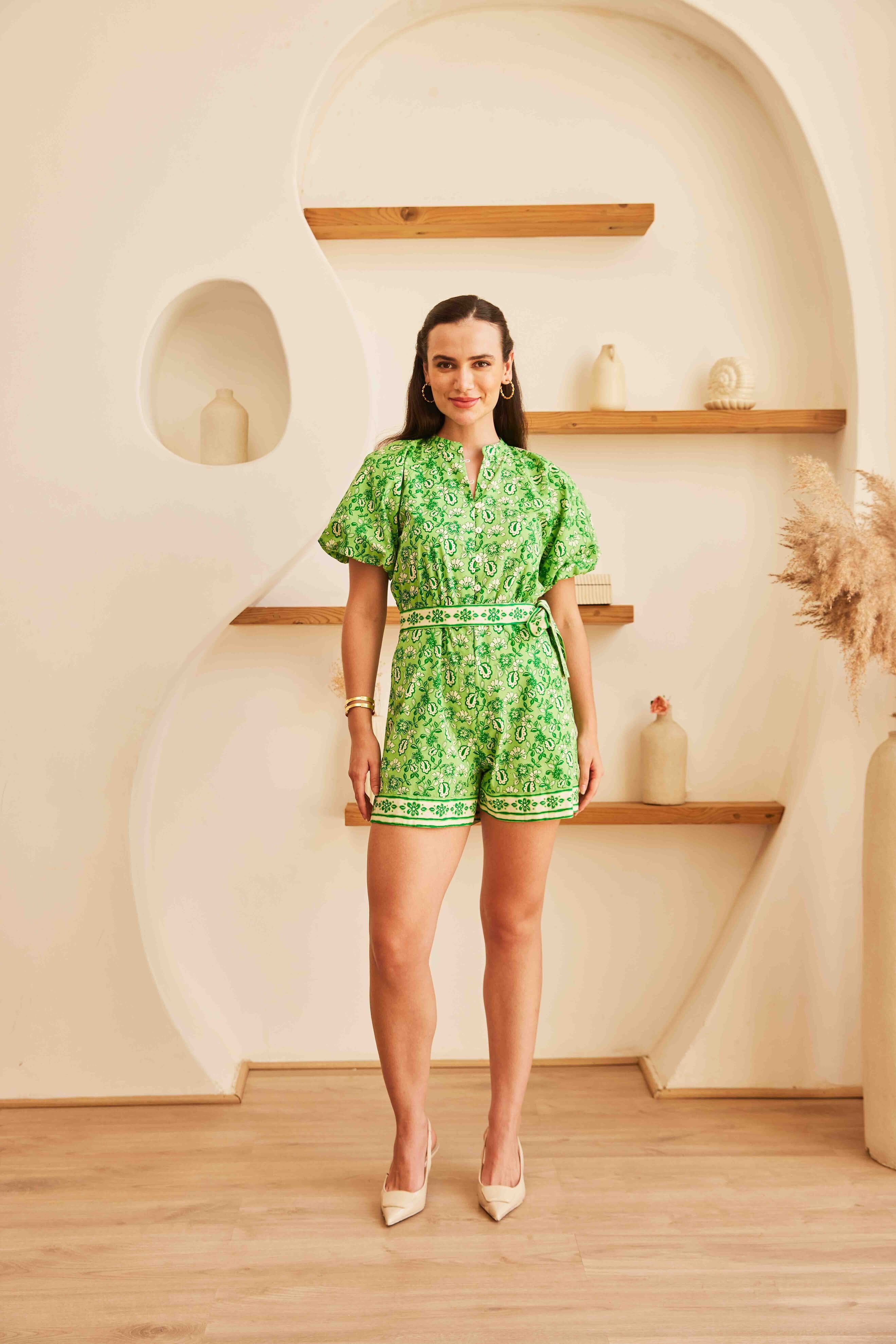 Isle Printed Playsuit