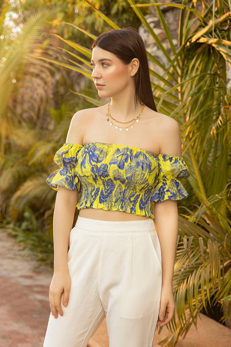 Casandra Smocked Top