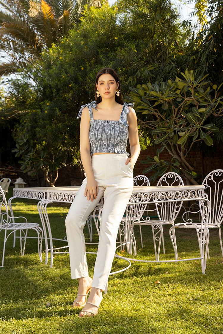 Hollie Smock Crop Top