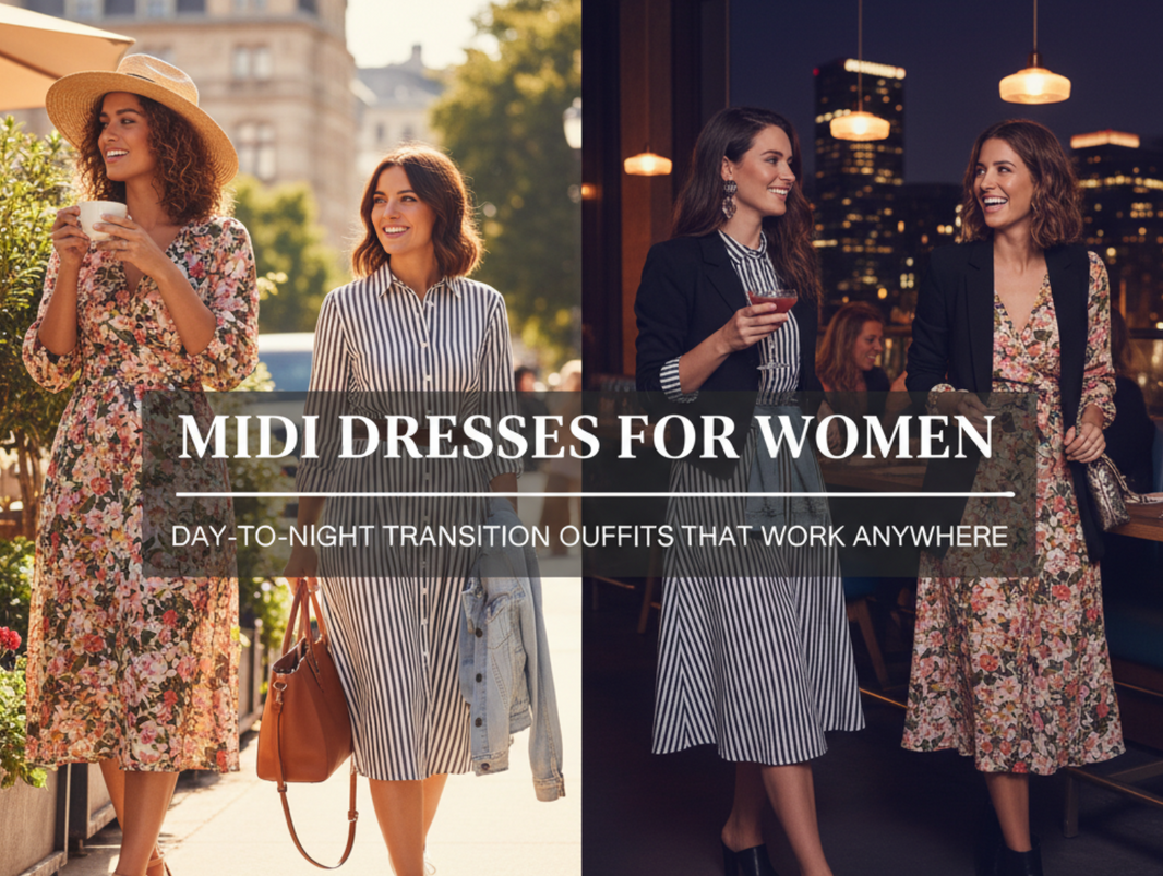 Midi Dresses for Women: Day-to-Night Transition Outfits That Work Anywhere