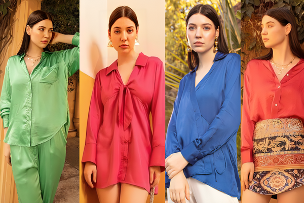 Elevate Your Wardrobe with Luxurious Satin Shirts from House of Sal