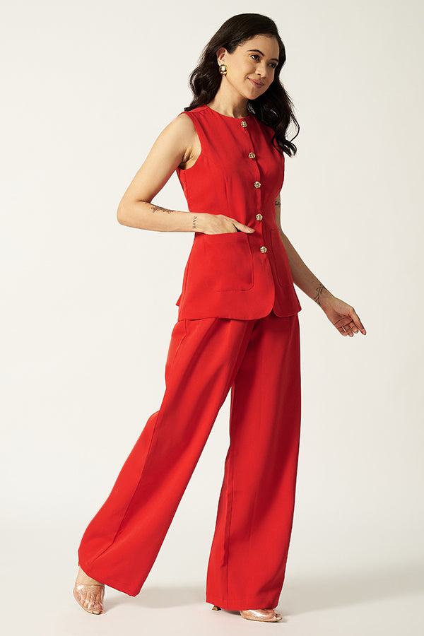 Sydney Co-ord Set | Red
