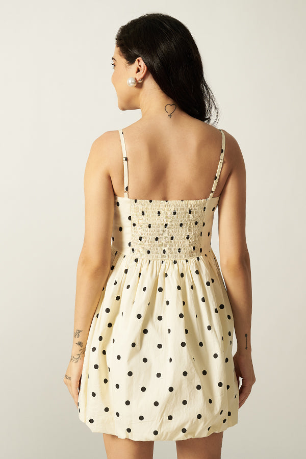 Short Dress With Bow Detailing