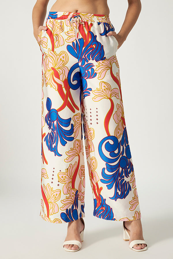 Satin Printed Co-Ord Set