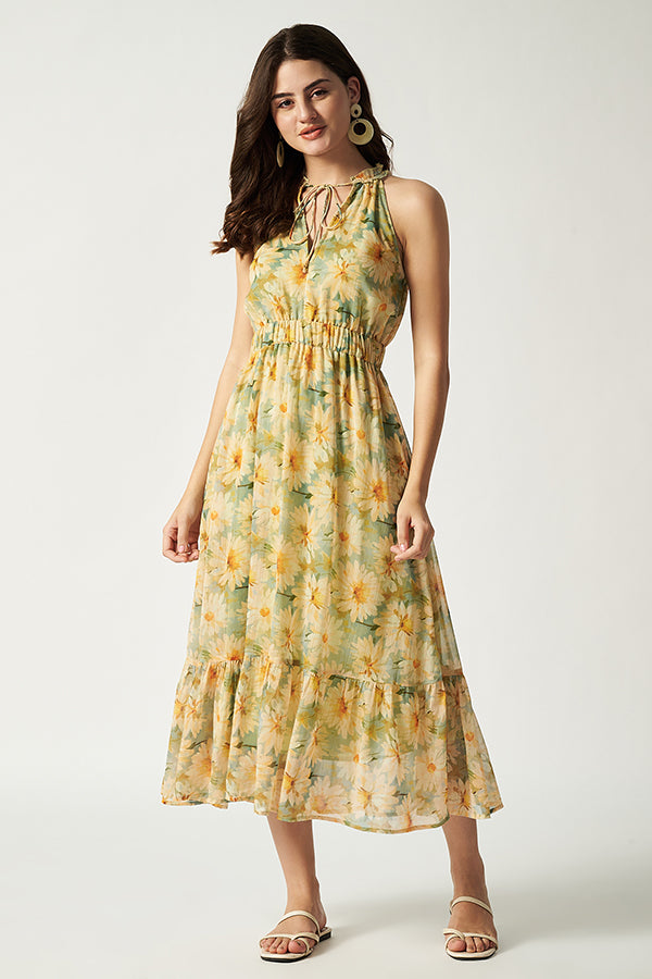 Floral Printed Maxi