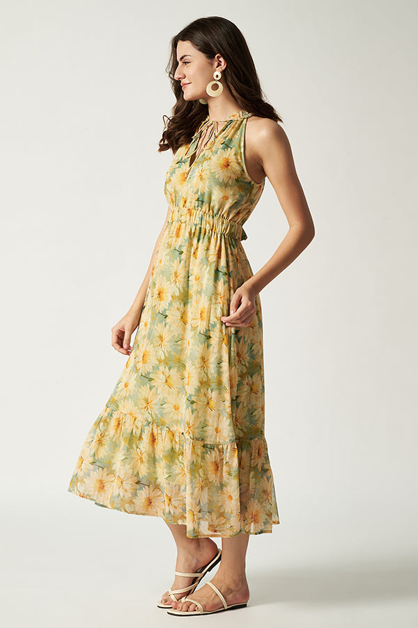 Floral Printed Maxi
