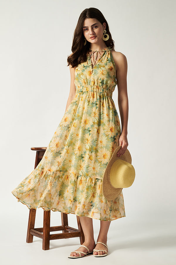 Floral Printed Maxi