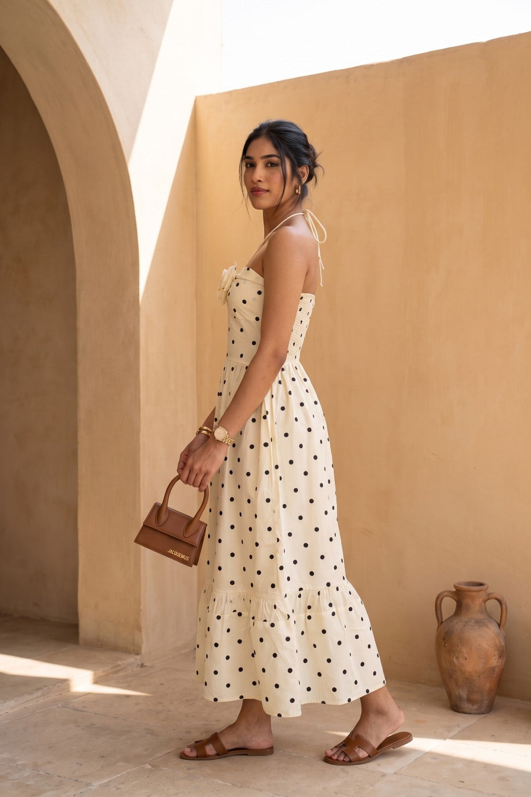 Polkadot Maxi Dress