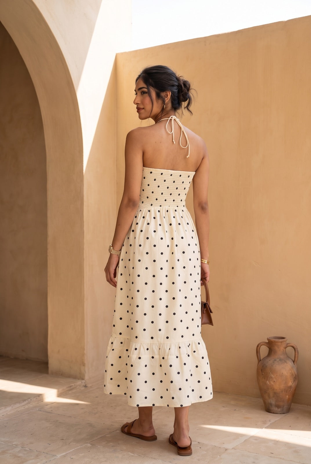 Polkadot Maxi Dress