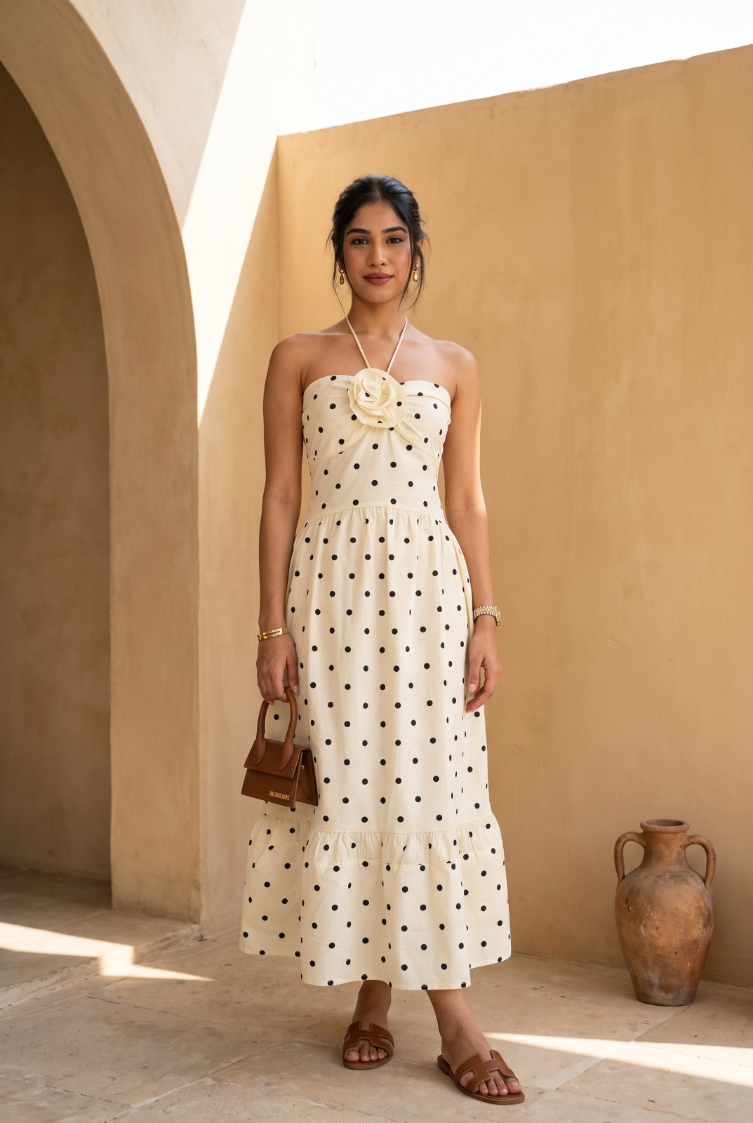 Polkadot Maxi Dress