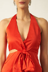 Satin Top | Red
