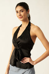 Satin Top | Black