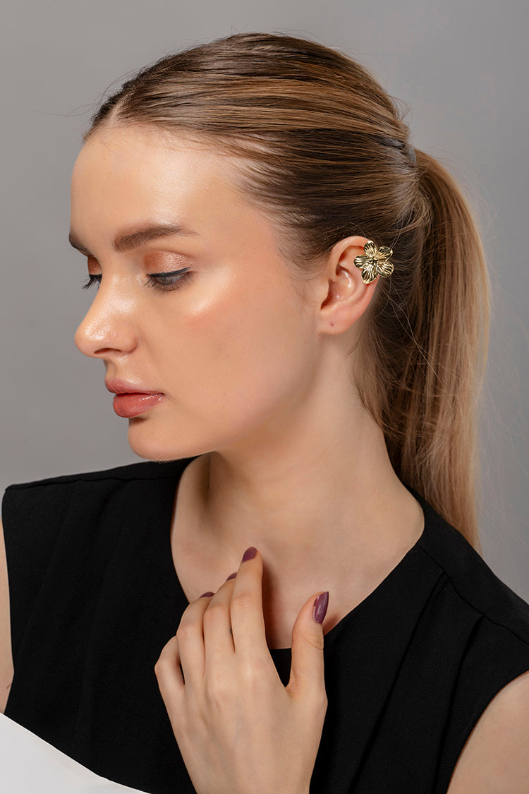 Flower Ear Cuff (1 pc)