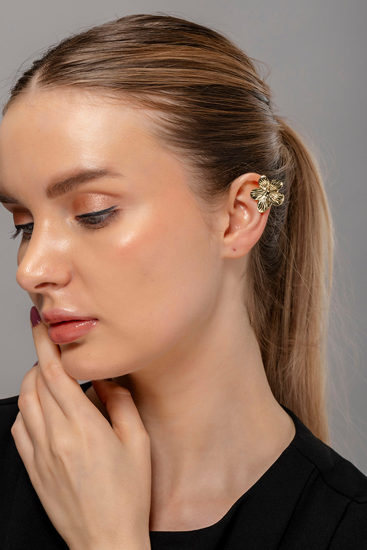 Flower Ear Cuff (1 pc)