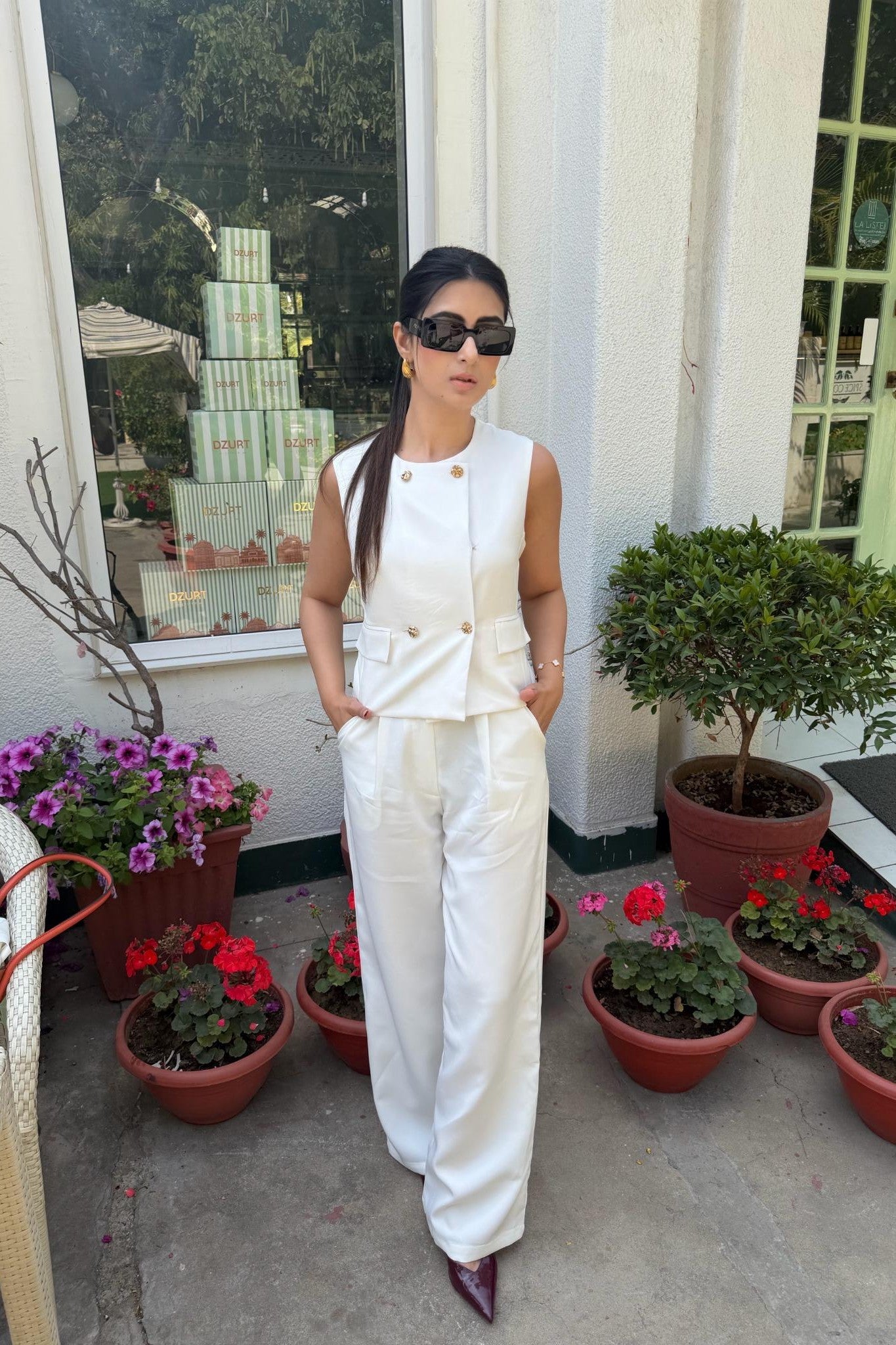 Signature Co-Ord Set | White