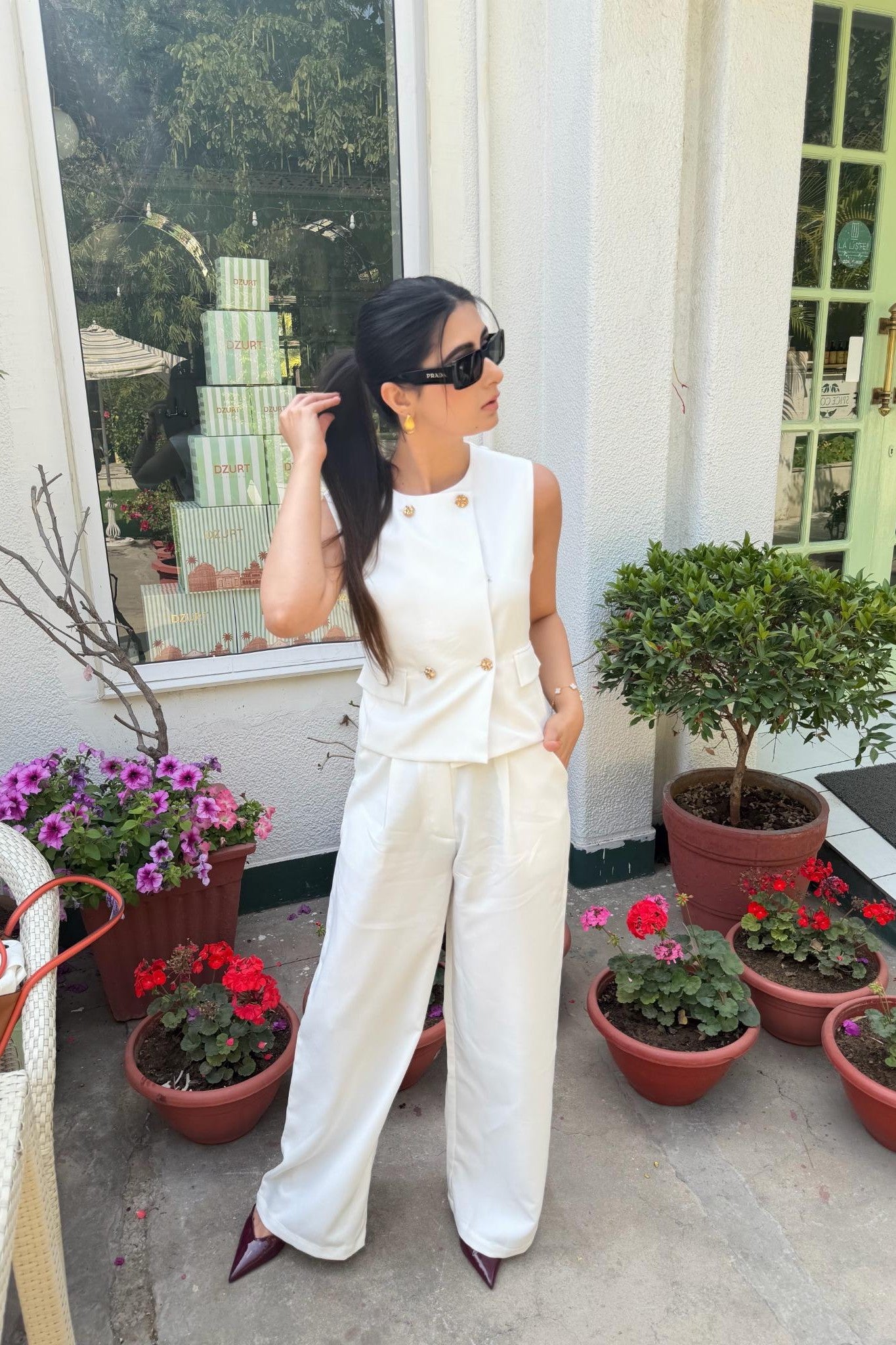 Signature Co-Ord Set | White