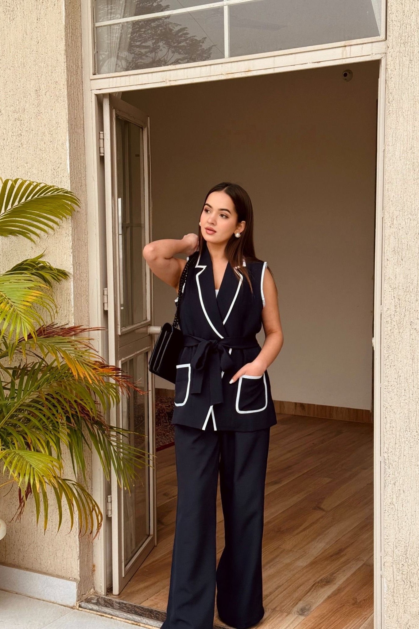 Zina Blazer Set | Navy