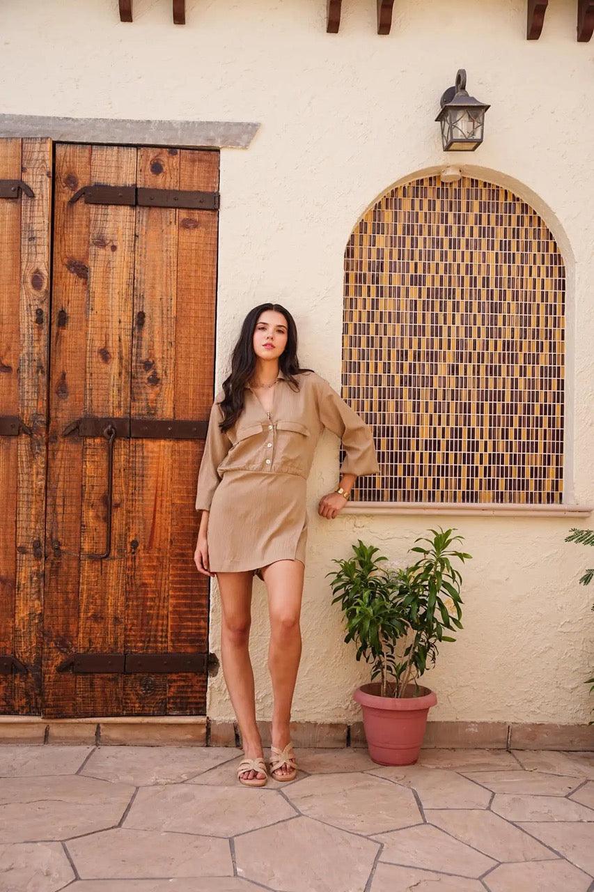 Bianca Rust Playsuit