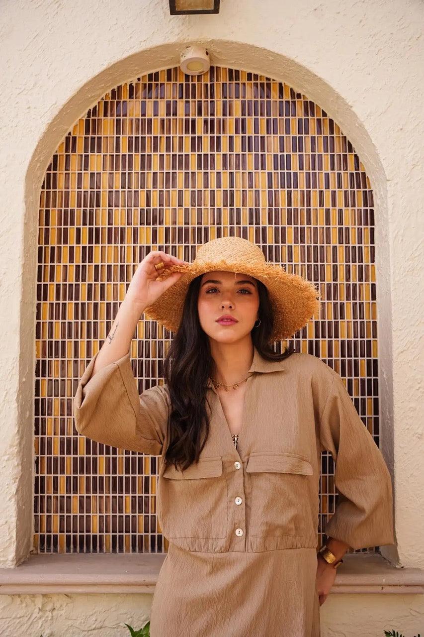 Bianca Rust Playsuit