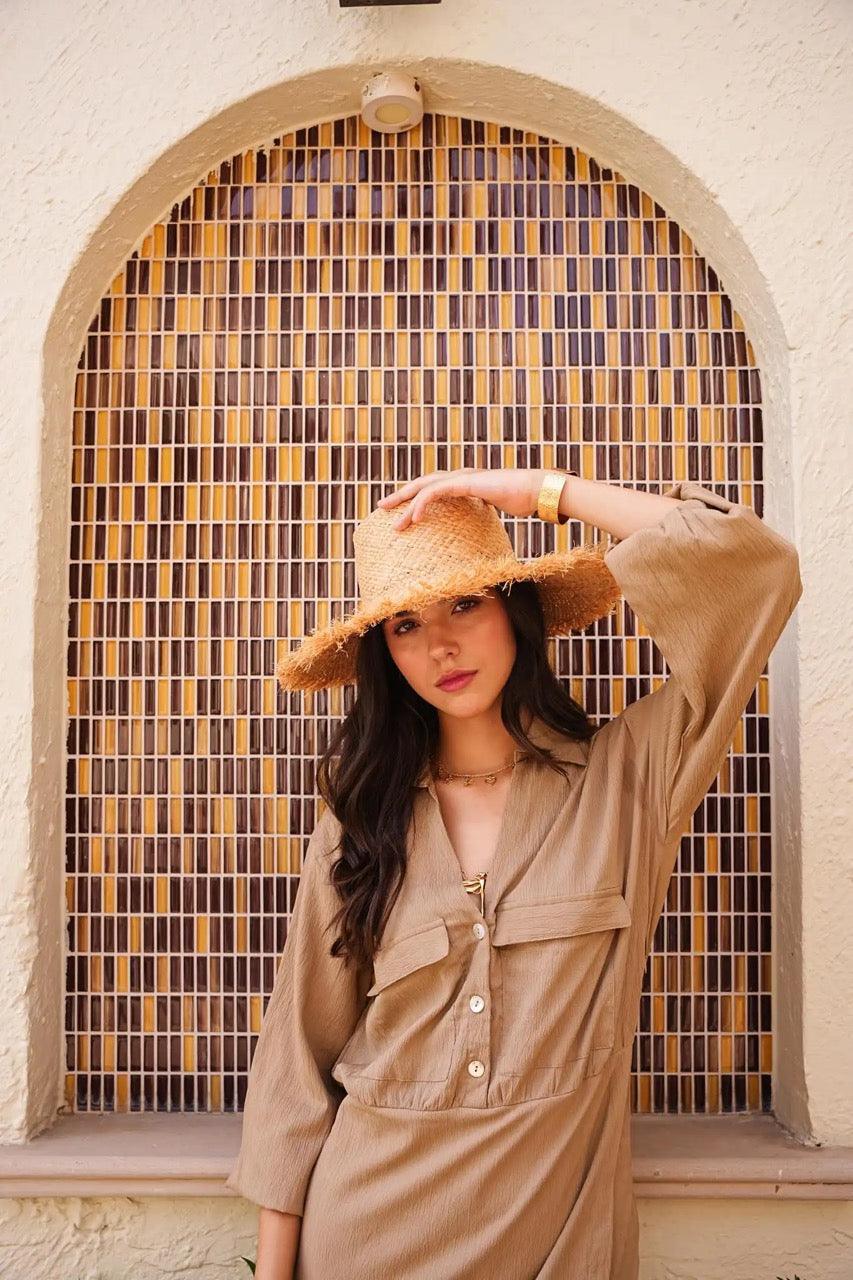 Bianca Rust Playsuit