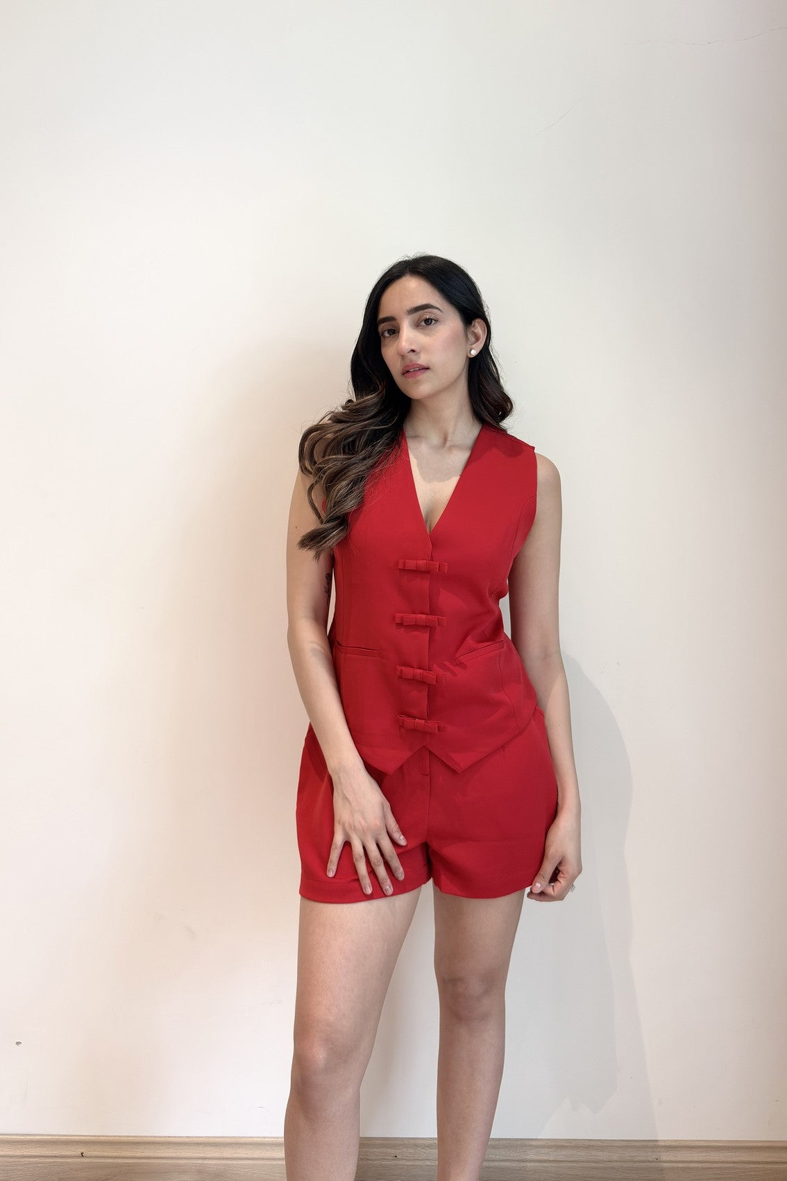 Frida Co Ord Set | Red