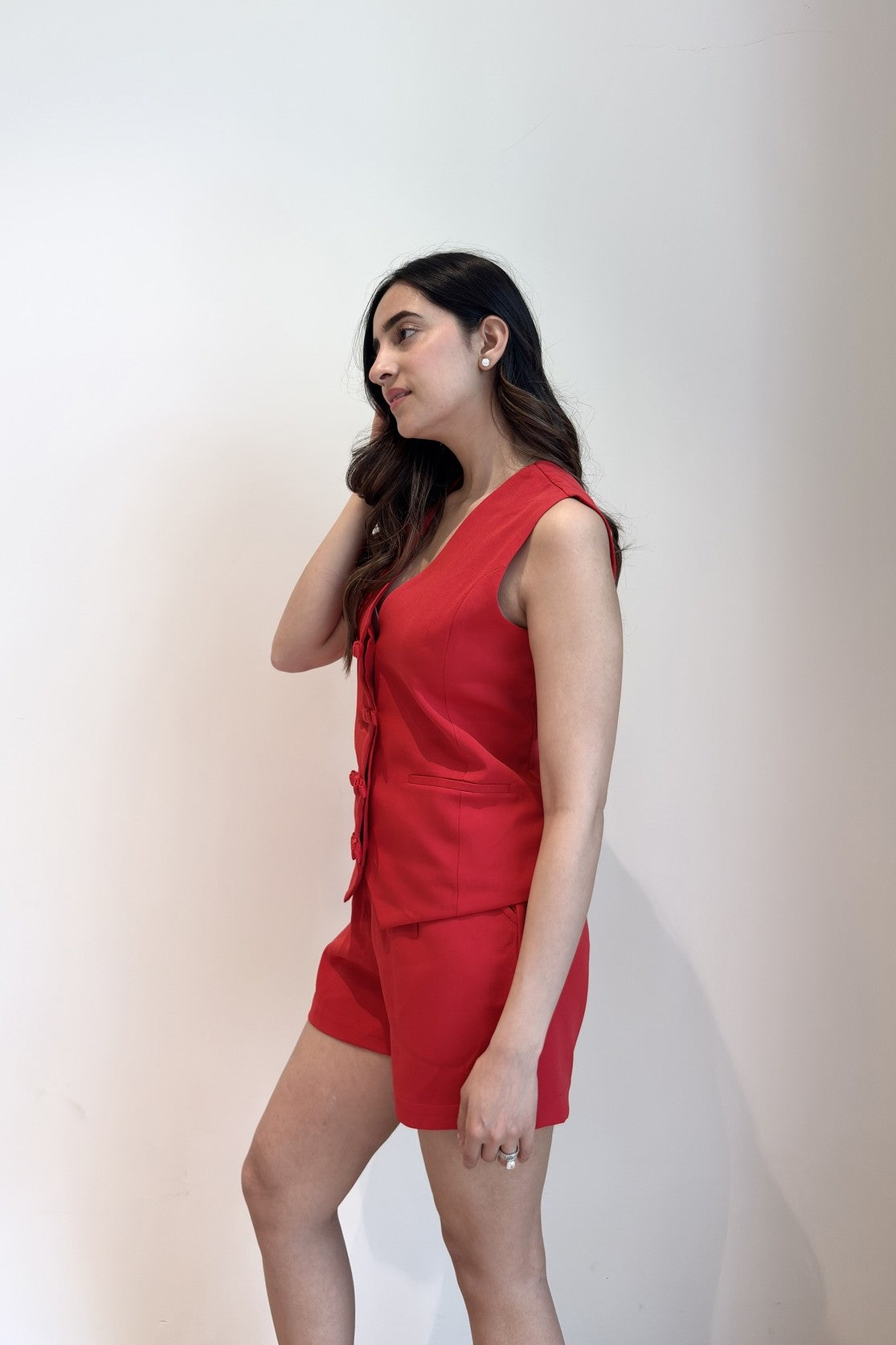 Frida Co Ord Set | Red