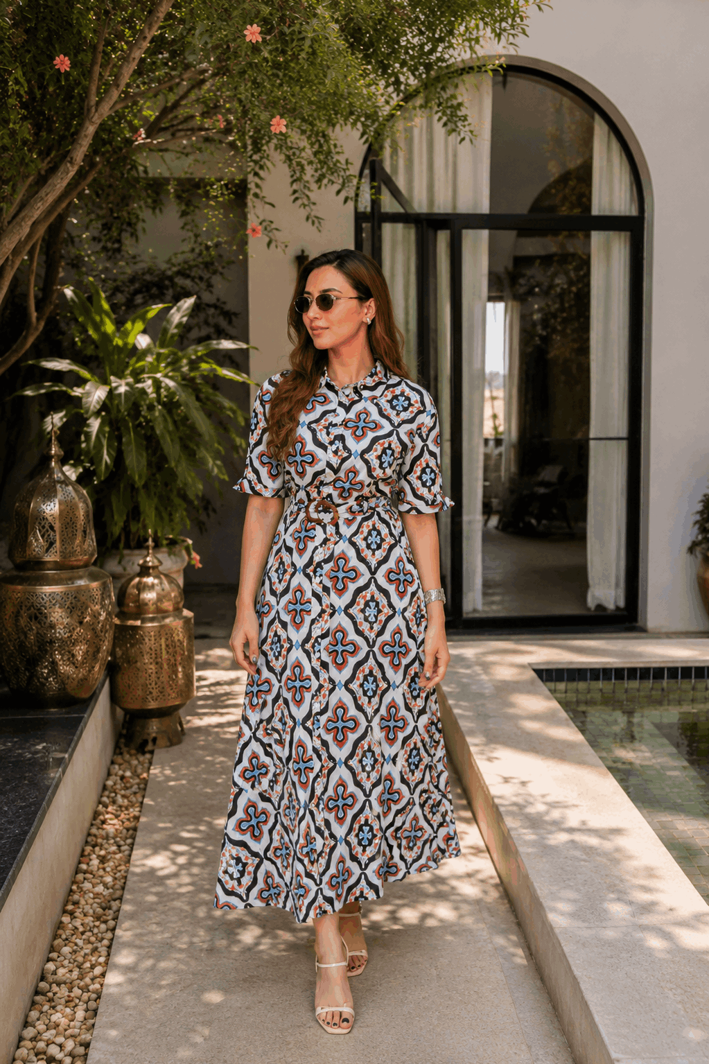 Printed Maxi Dress