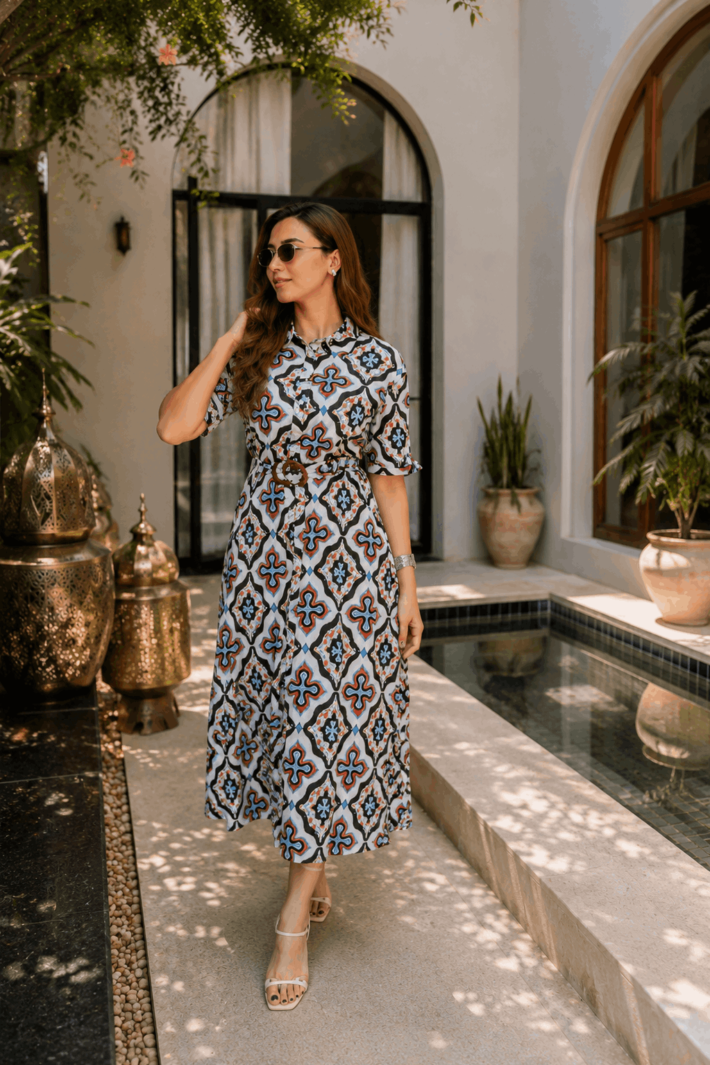 Printed Maxi Dress
