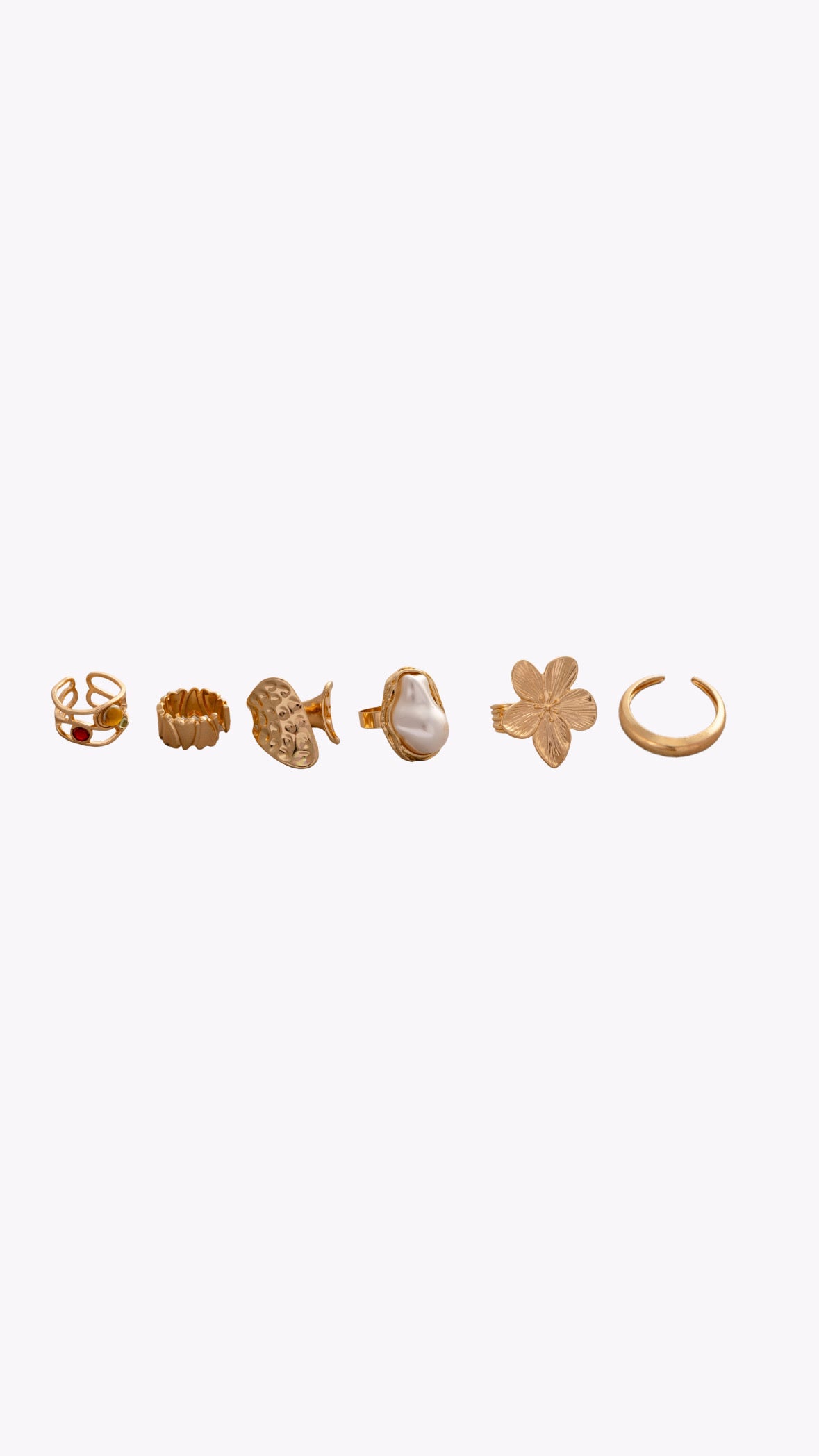 Rings Set (6 Pieces)