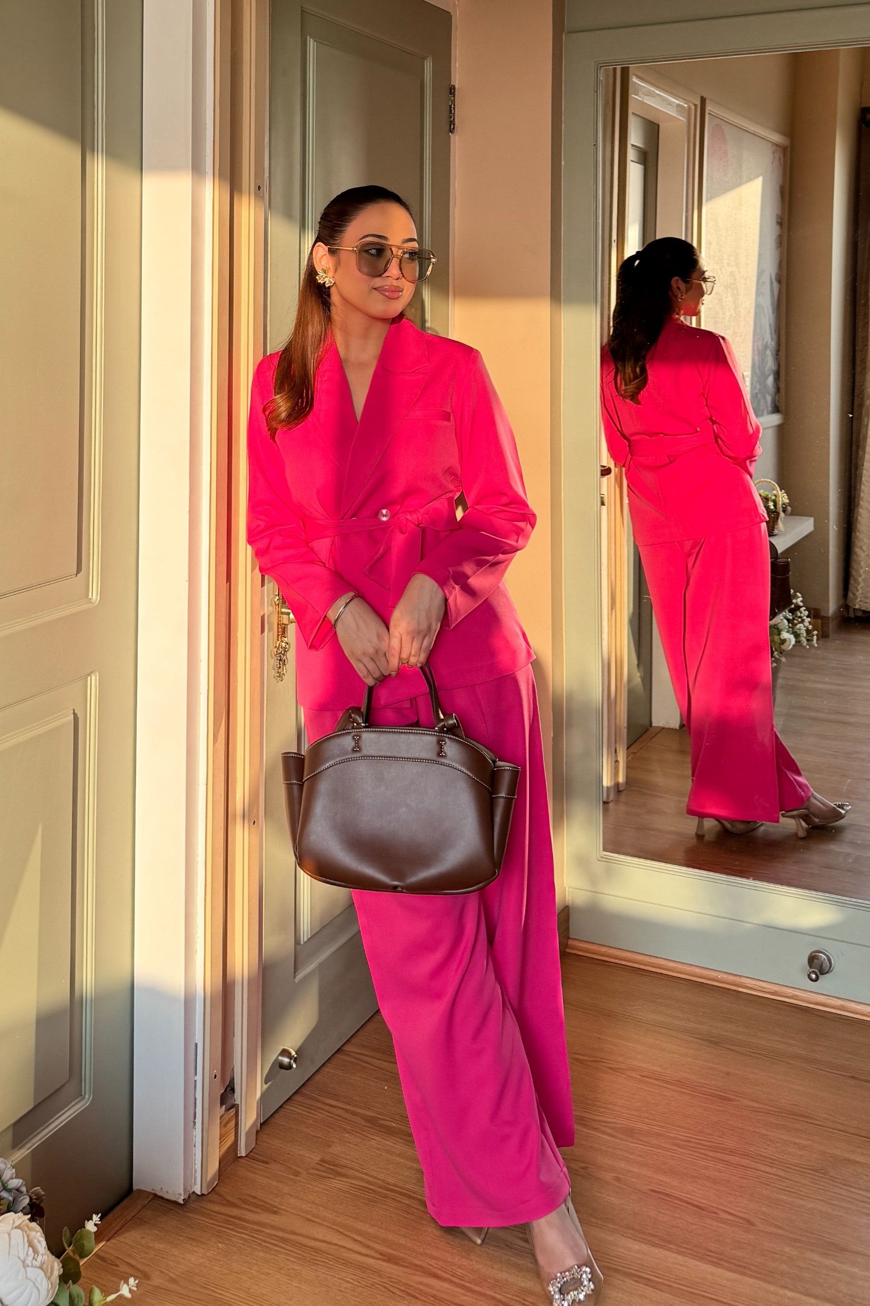 Blazer Co-ord | Pink