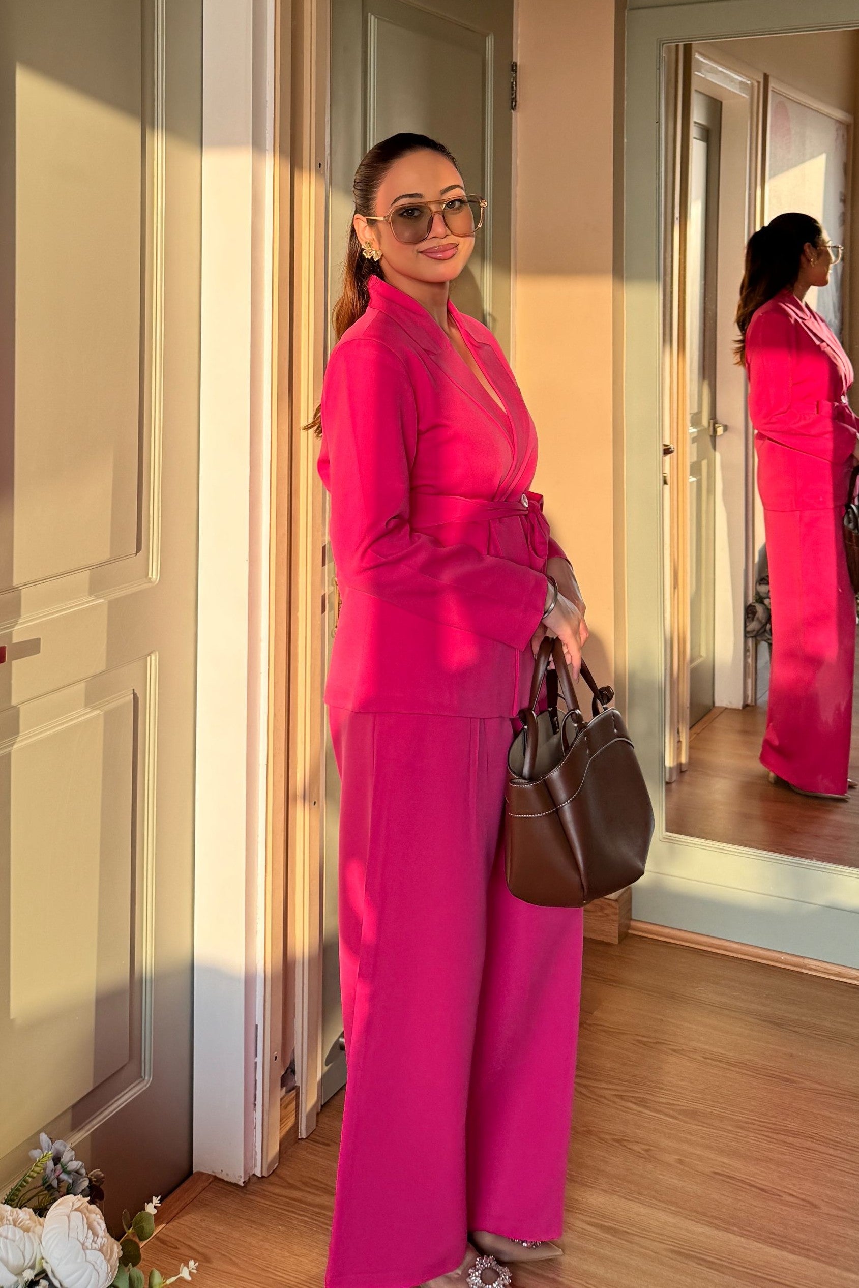 Blazer Co-ord | Pink