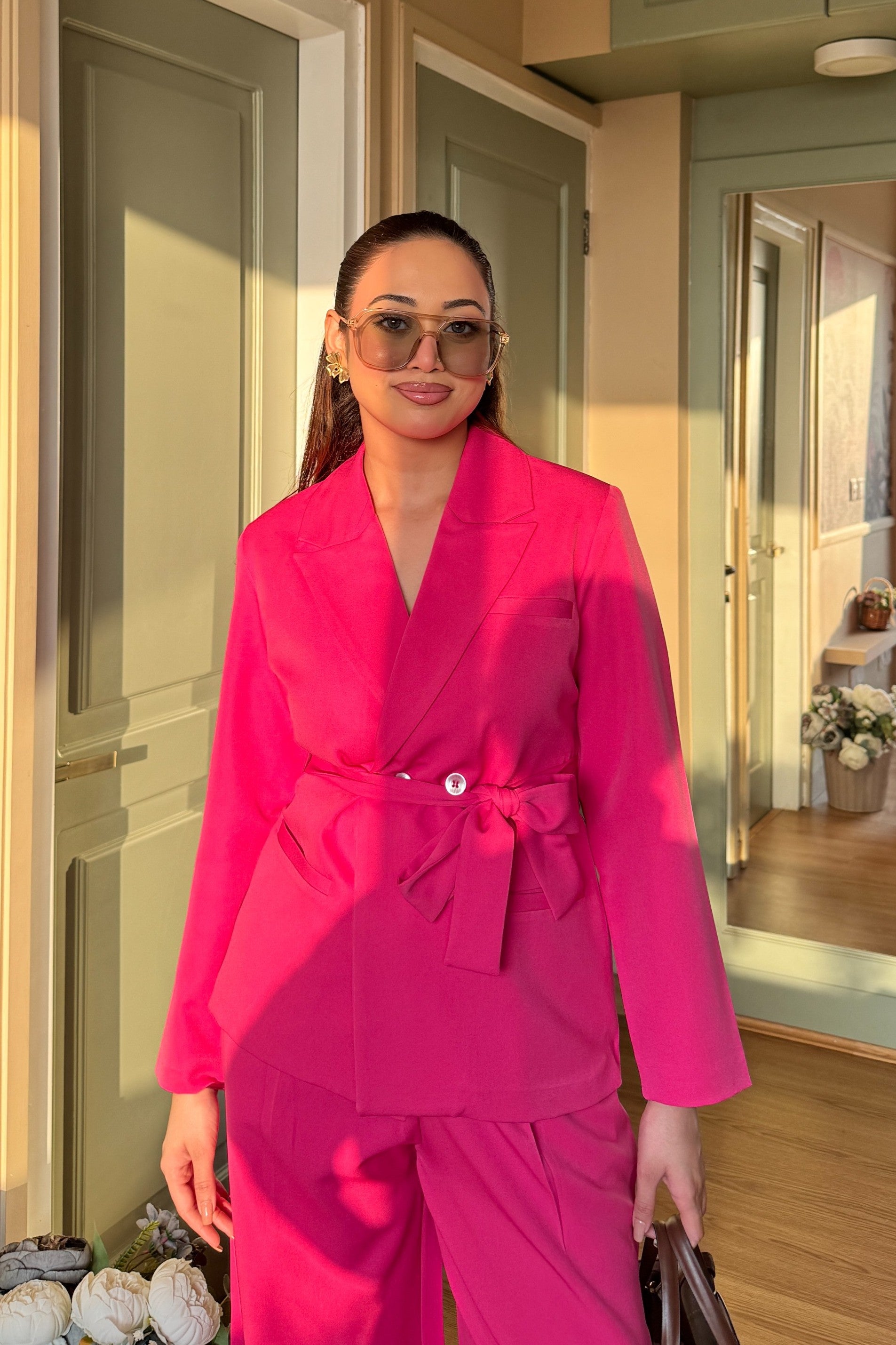 Blazer Co-ord | Pink