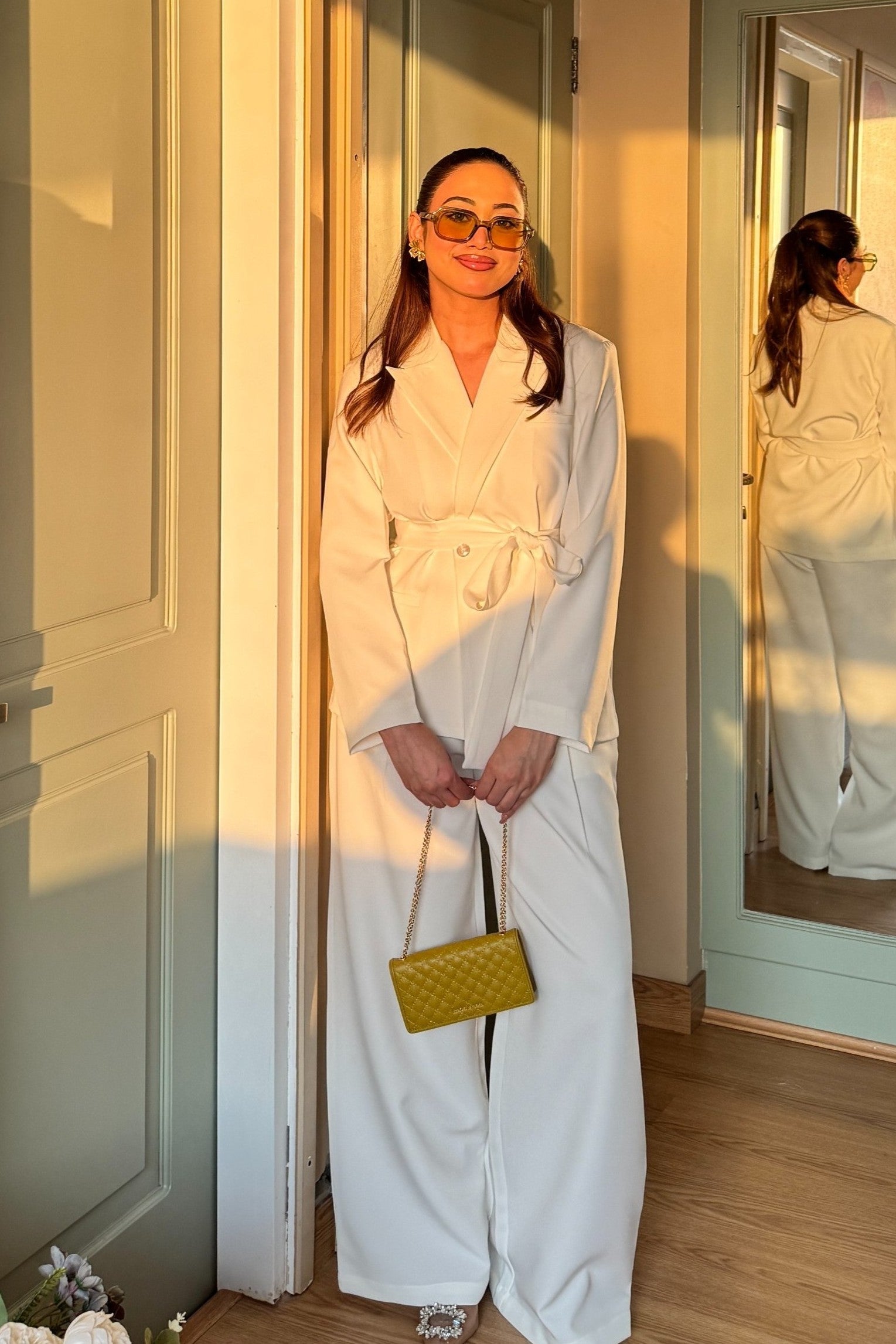 Blazer Co-Ord Set | White